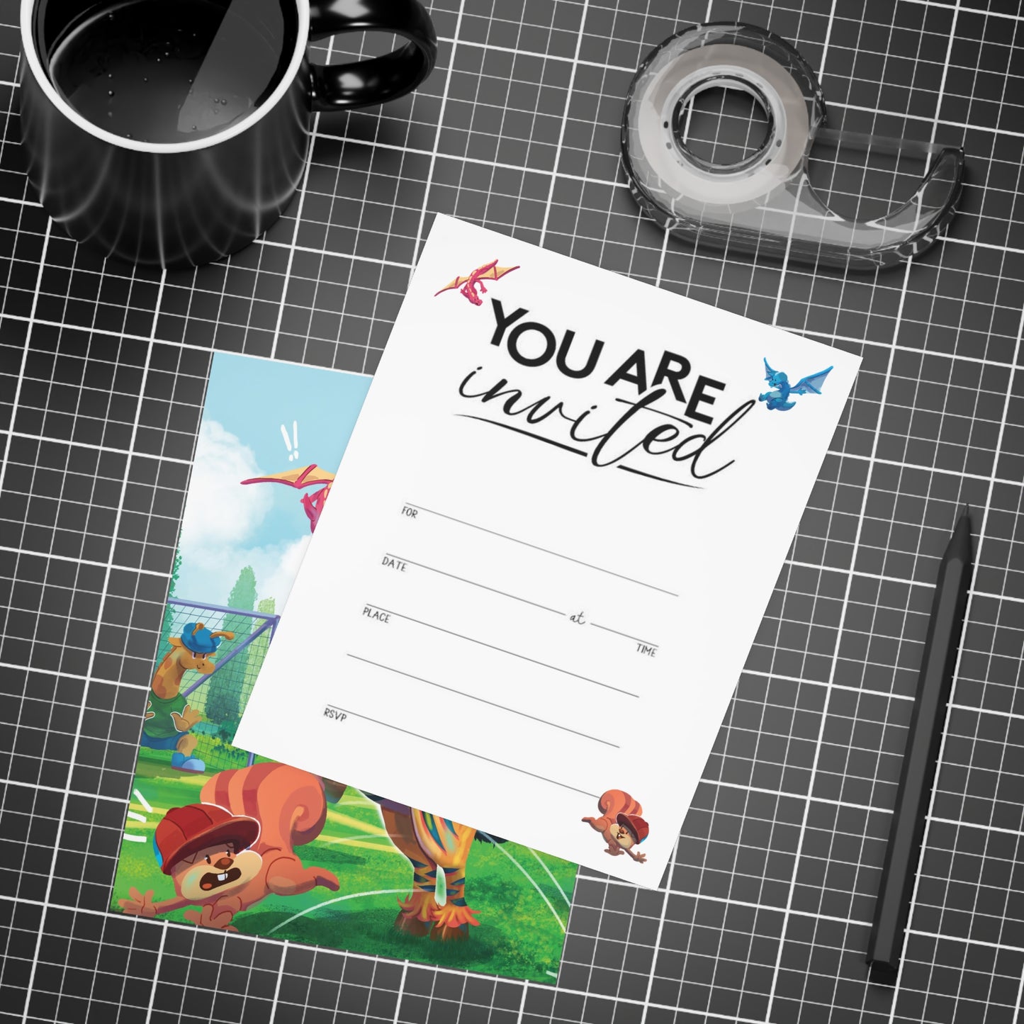 LeeNeigh Party Invitation Postcard Bundles (envelopes not included)