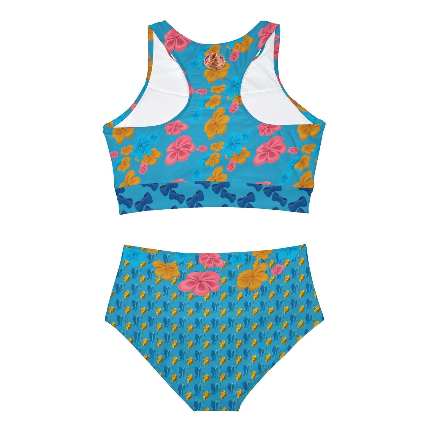 Gwenhwyer Goes Anywhere - Sporty Bikini Set - Blue - Claires Unicorn Adventures