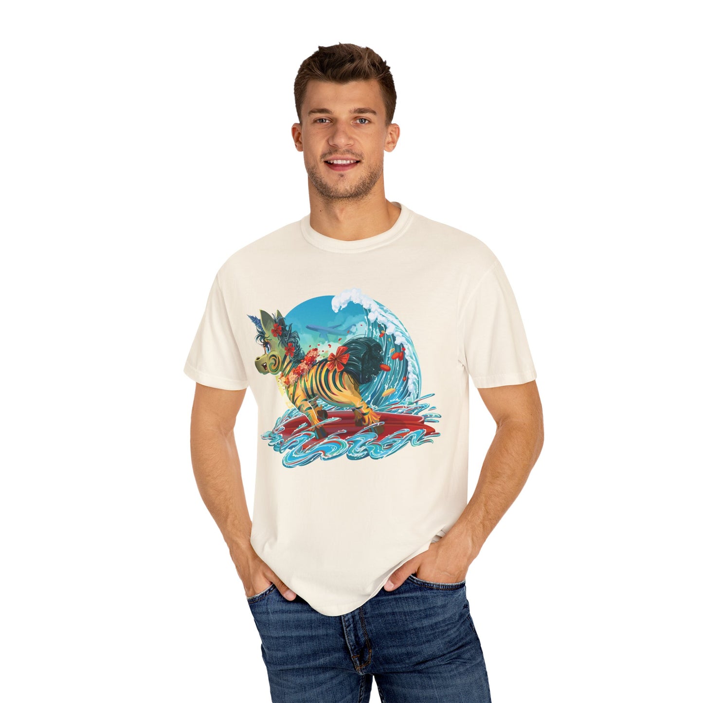 LeeNeigh Goes Surfing Unisex T-shirt