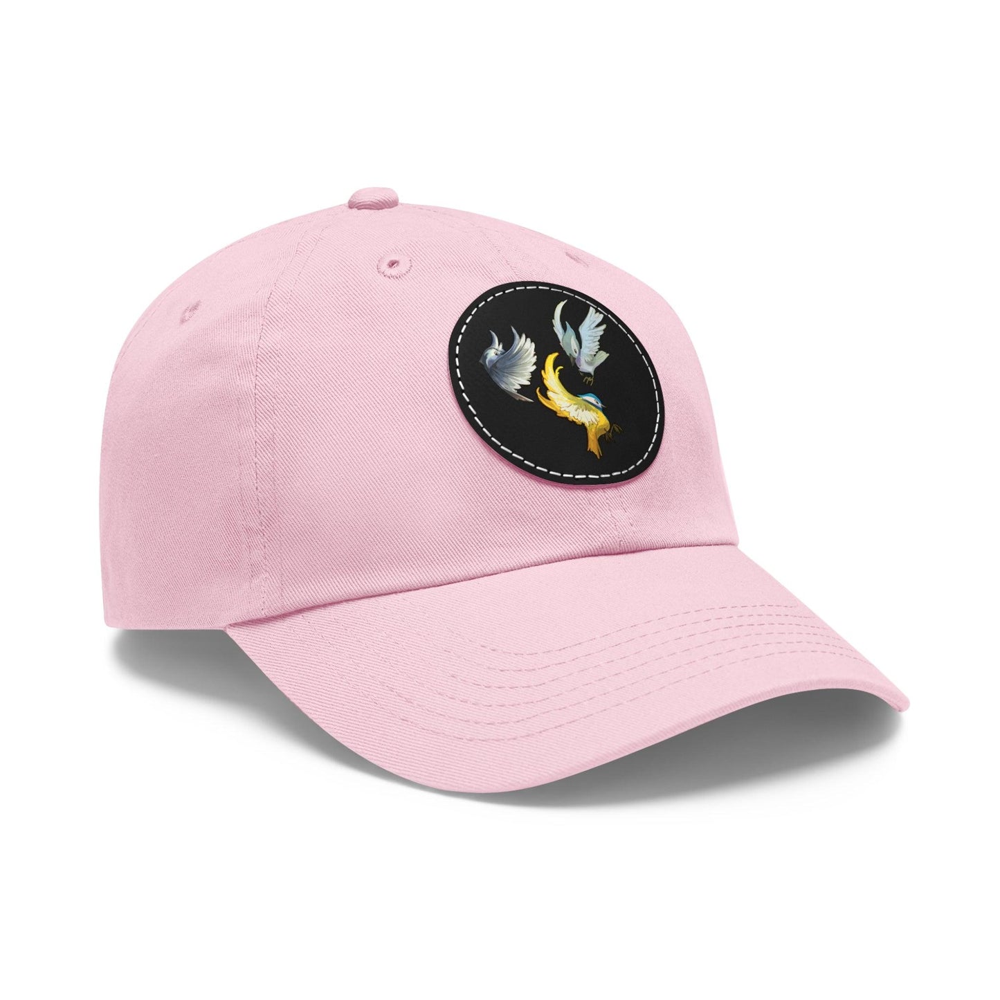 Dad Hat with Leather Patch (Round) - Claires Unicorn Adventures