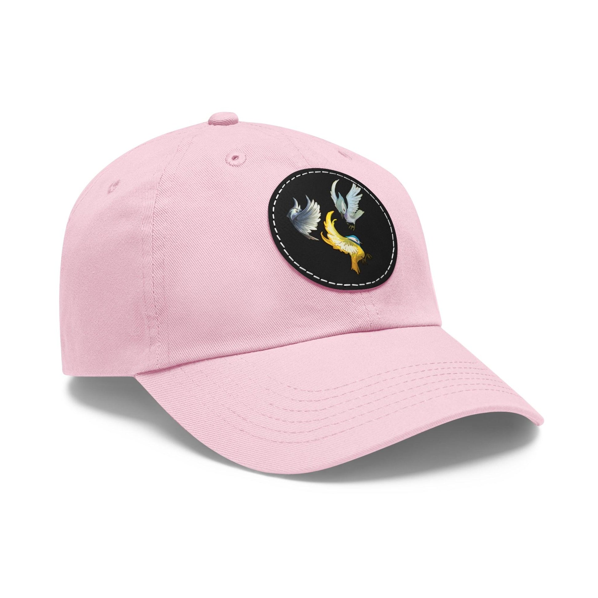 Dad Hat with Leather Patch (Round) - Claires Unicorn Adventures