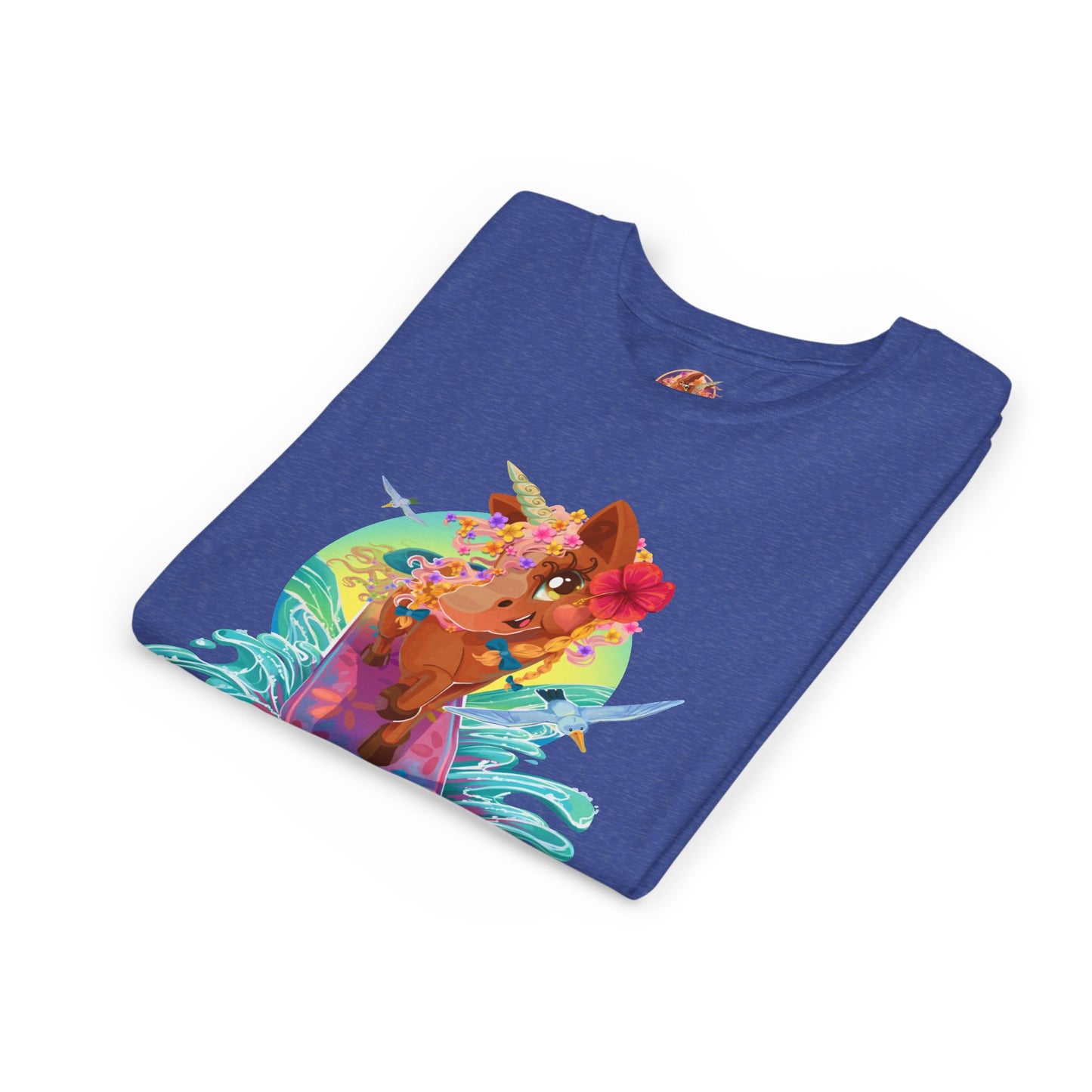 Gwenhwyer's Surfing Adventure Kids T-Shirt