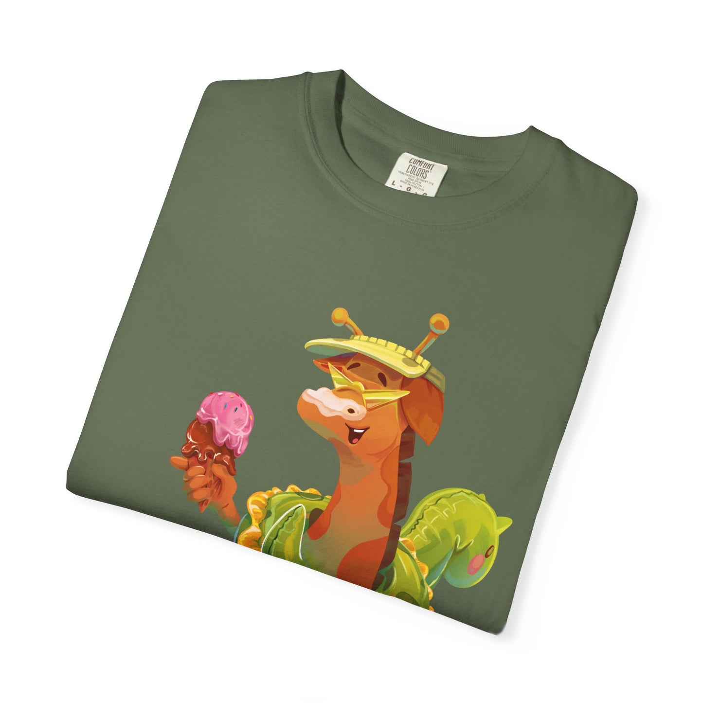 Clippity Clop Giraffe in a Pool Unisex T-shirt
