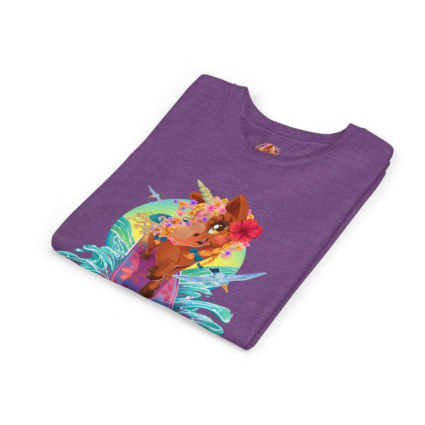 Gwenhwyer's Surfing Adventure Kids T-Shirt