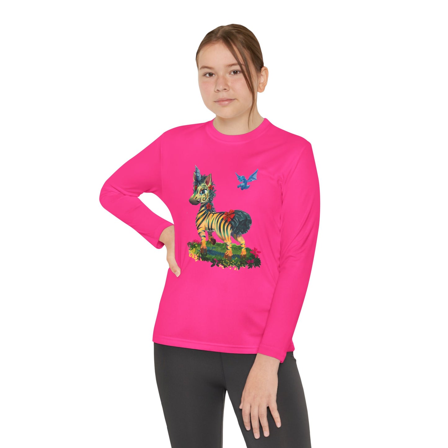 Long Sleeve Youth Tee - LeeNeigh Unicorn