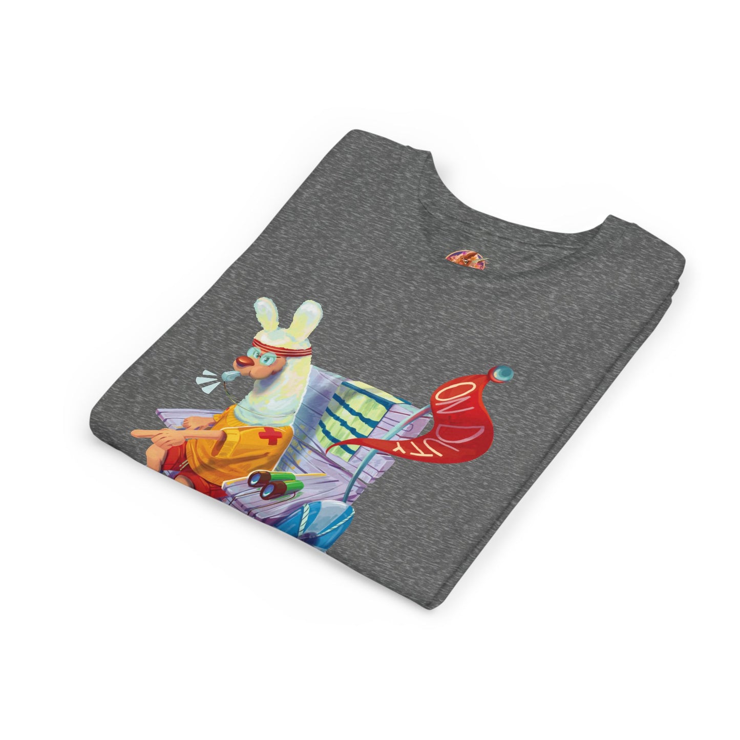 Larry the Llama Plays Lifeguard Kids T-Shirt
