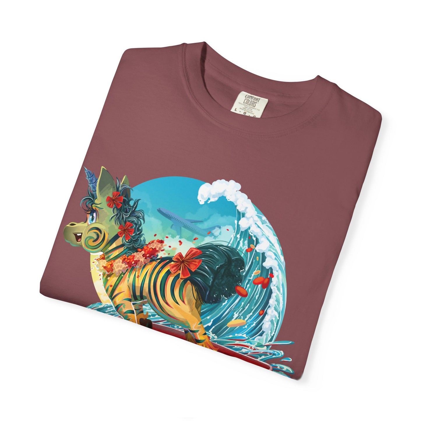 LeeNeigh Goes Surfing Unisex T-shirt