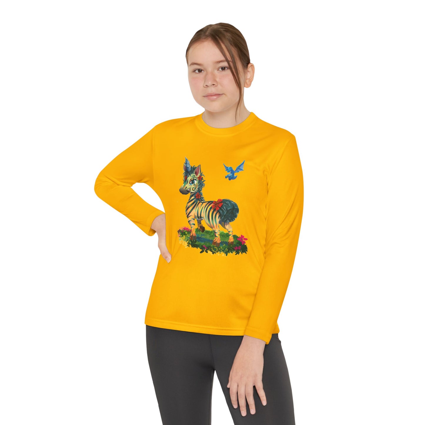 Long Sleeve Youth Tee - LeeNeigh Unicorn