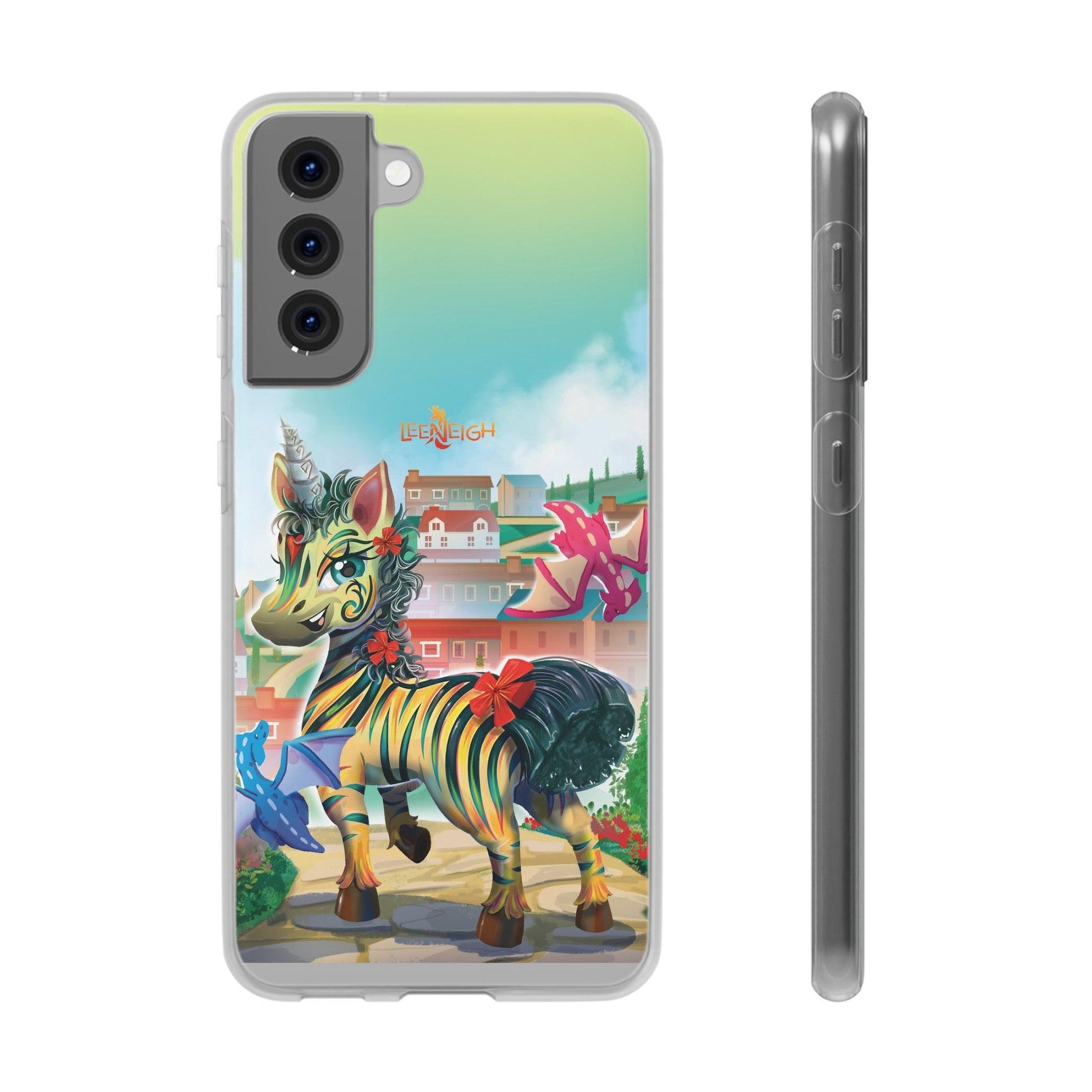 LeeNeigh Flexi Phone Case - Claires Unicorn Adventures