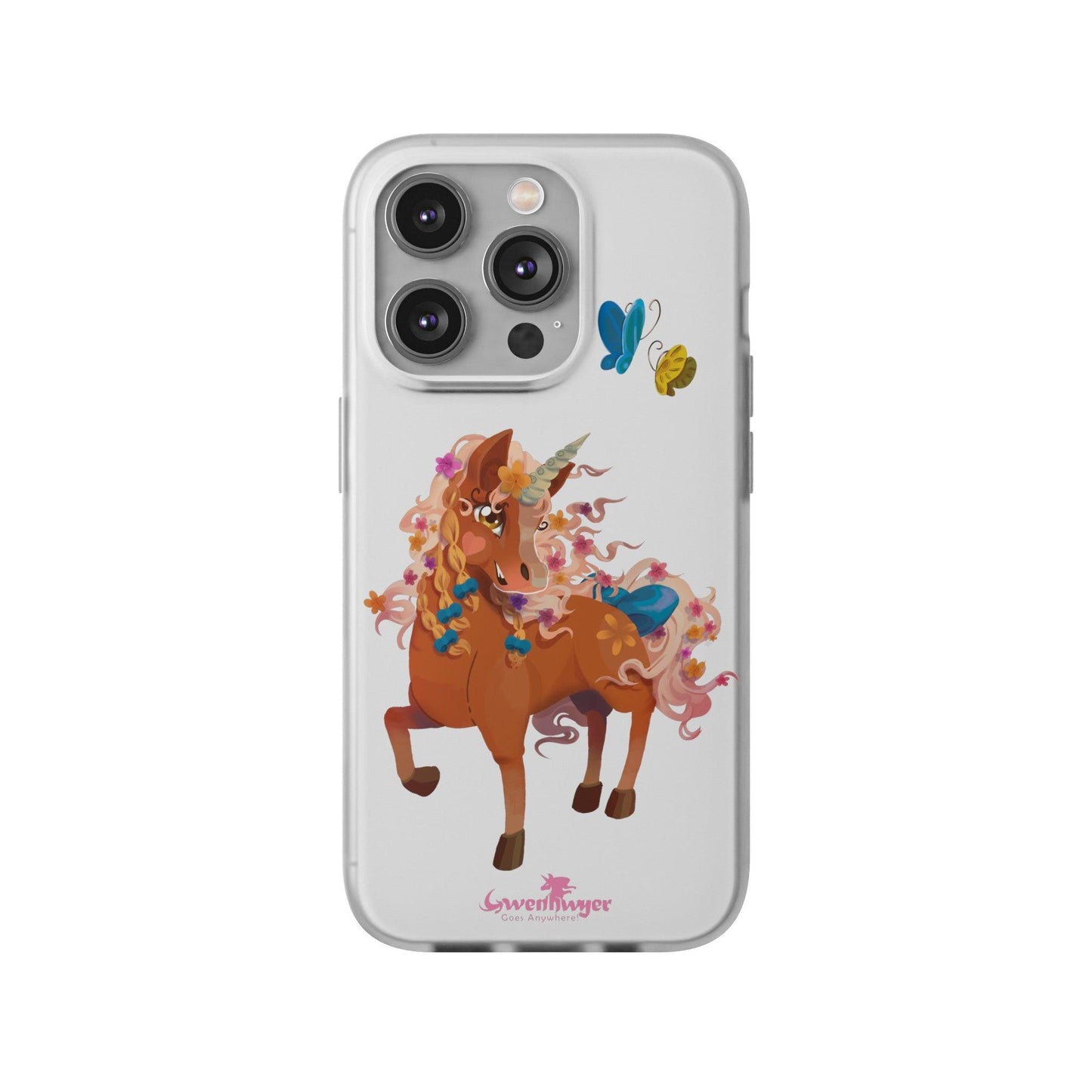 Gwenhwyer Flexi Case - Claires Unicorn Adventures