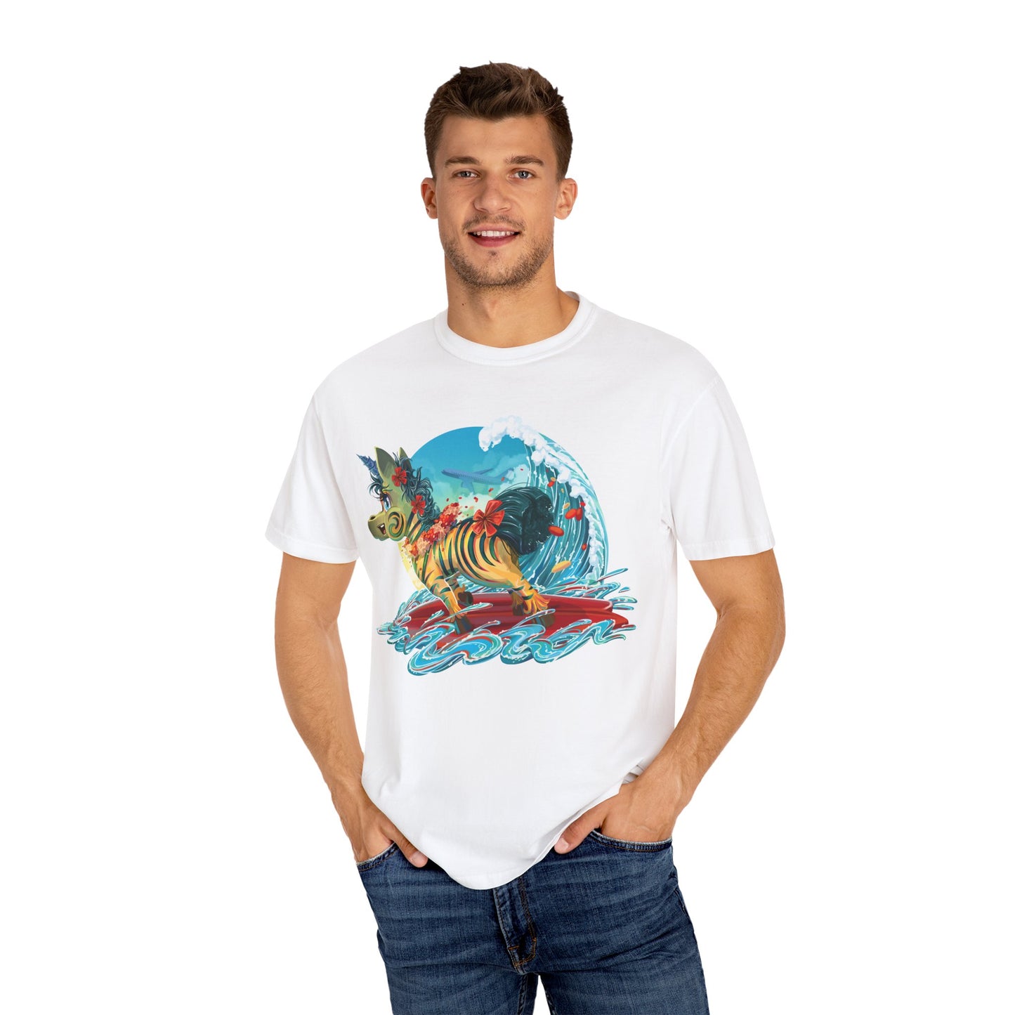 LeeNeigh Goes Surfing Unisex T-shirt