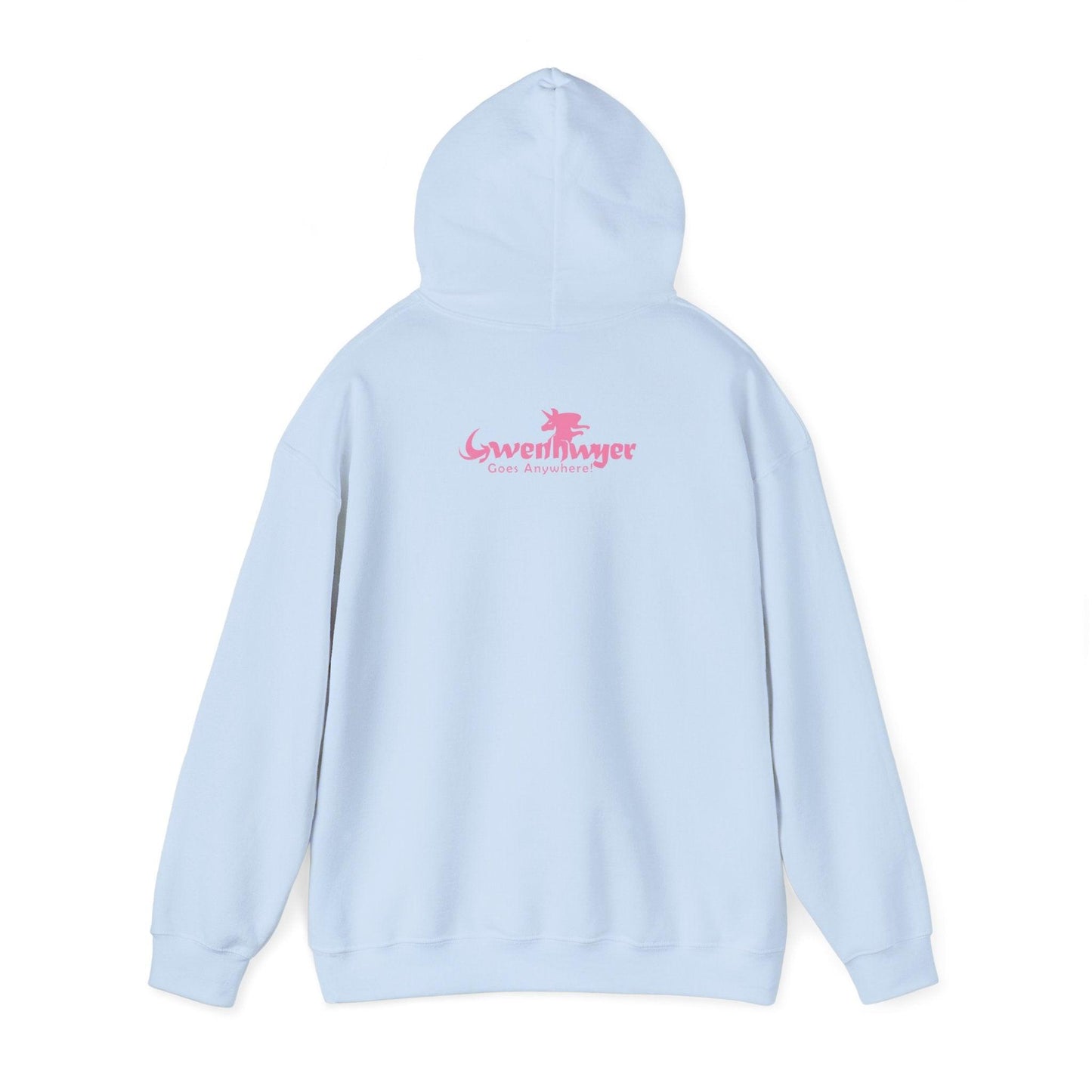 Gwenhwyer Unisex Heavy Blend™ Hooded Sweatshirt - Claires Unicorn Adventures