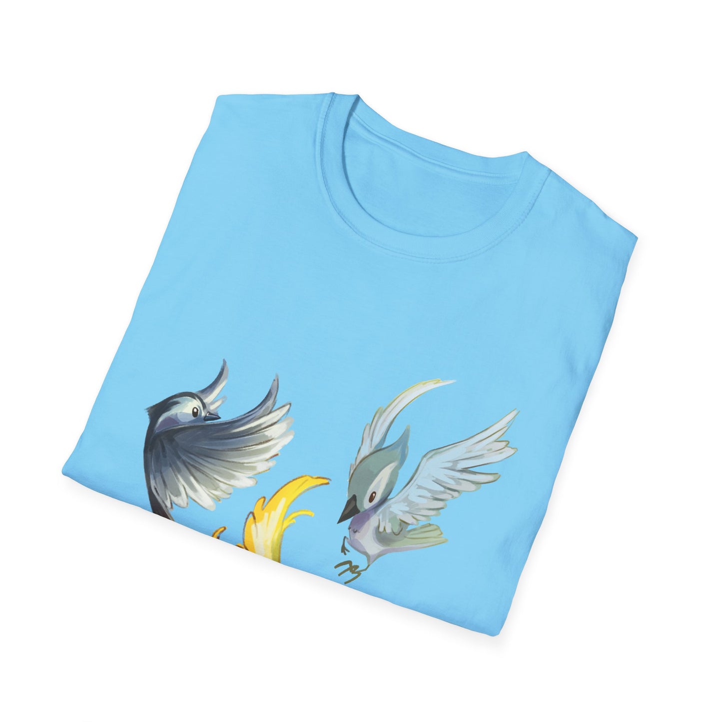 Busy Birds Unisex Softstyle T-Shirt