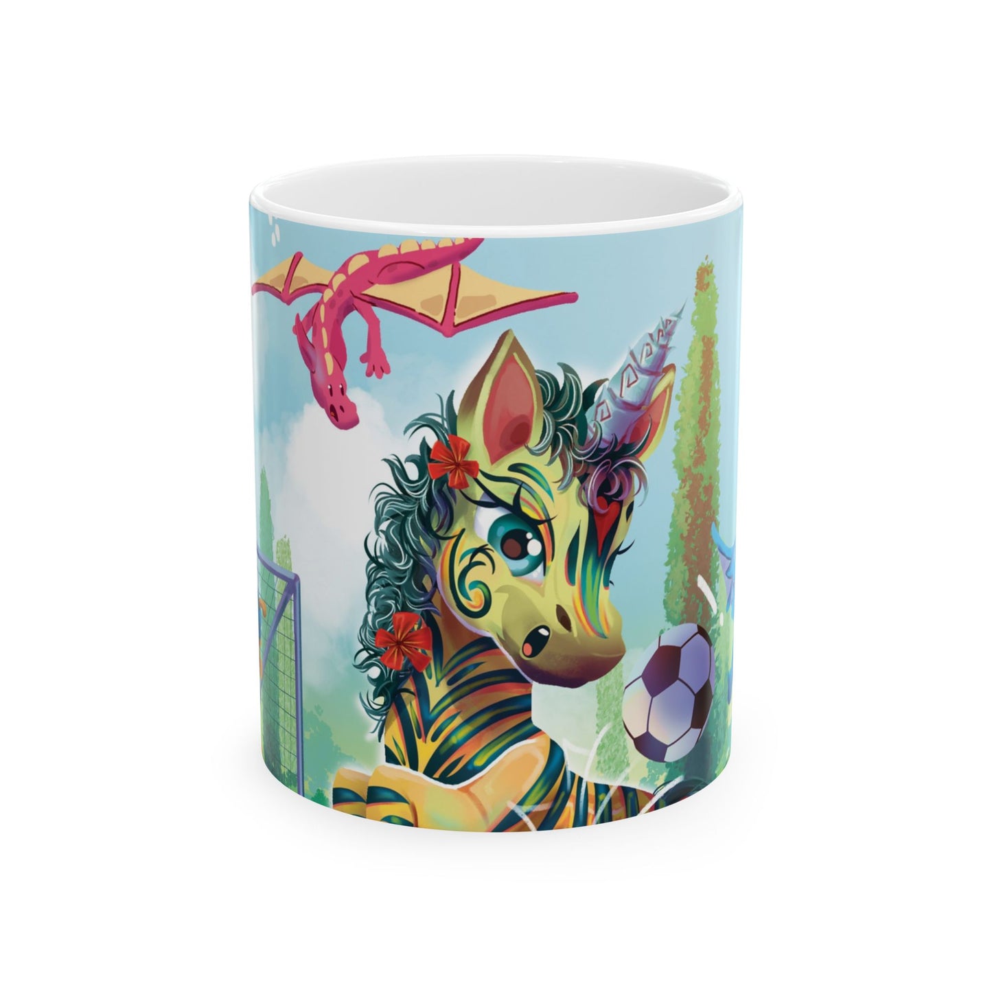 LeeNeigh Soccer Ceramic Mug