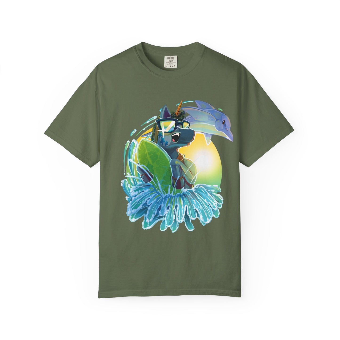 Arty Goes Surfing Unisex T-Shirt