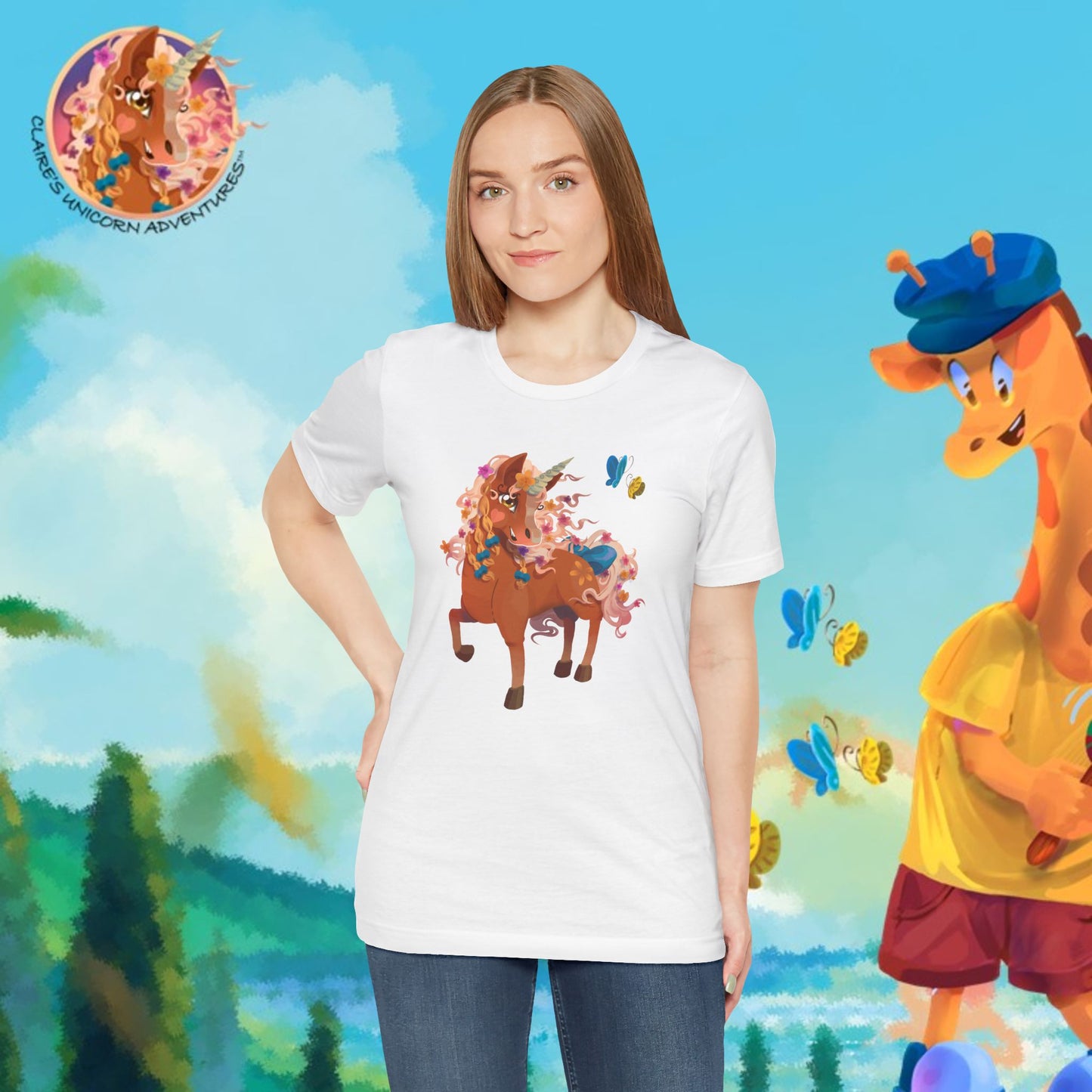 Gwenhwyer Unisex Jersey Short Sleeve Tee