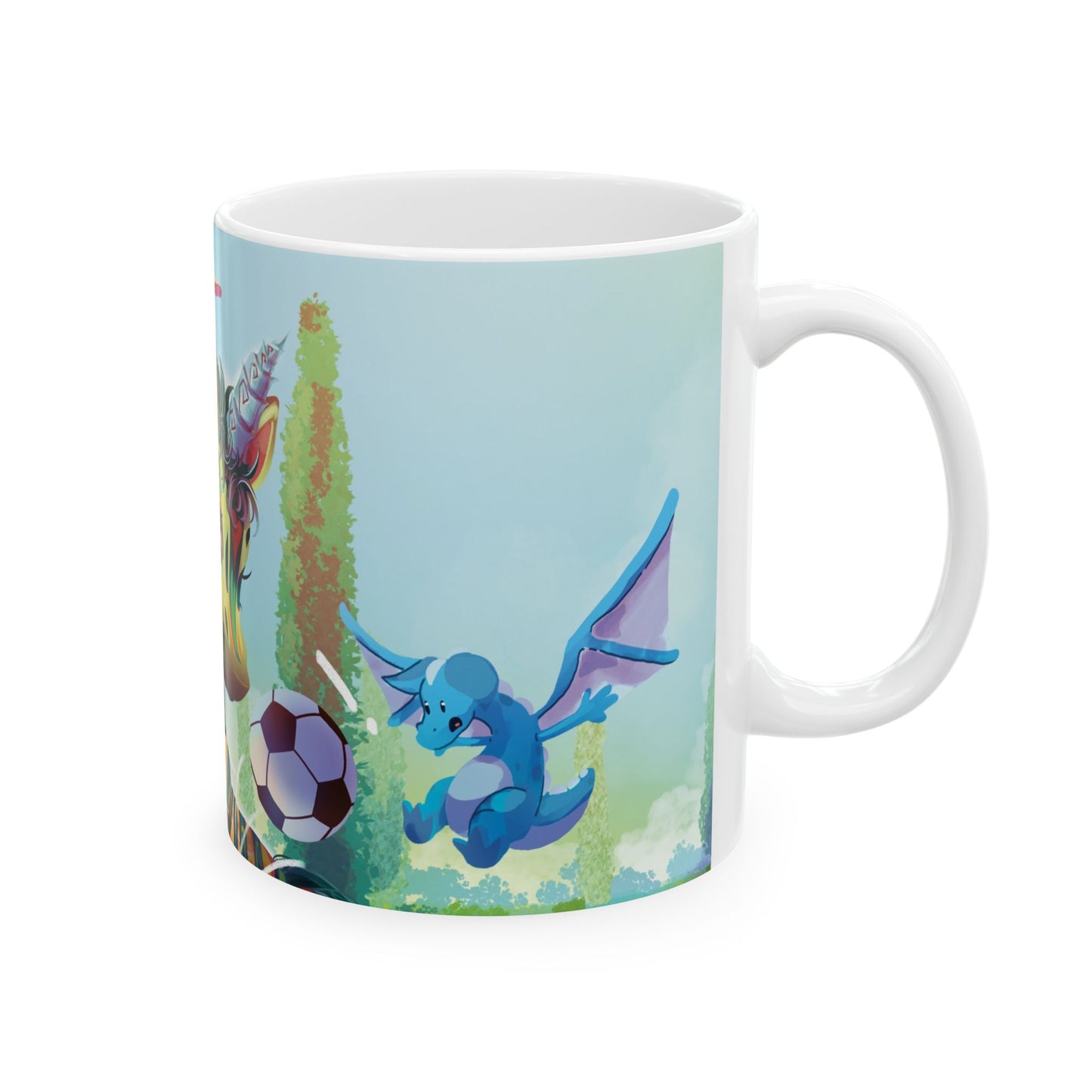 LeeNeigh Soccer Ceramic Mug