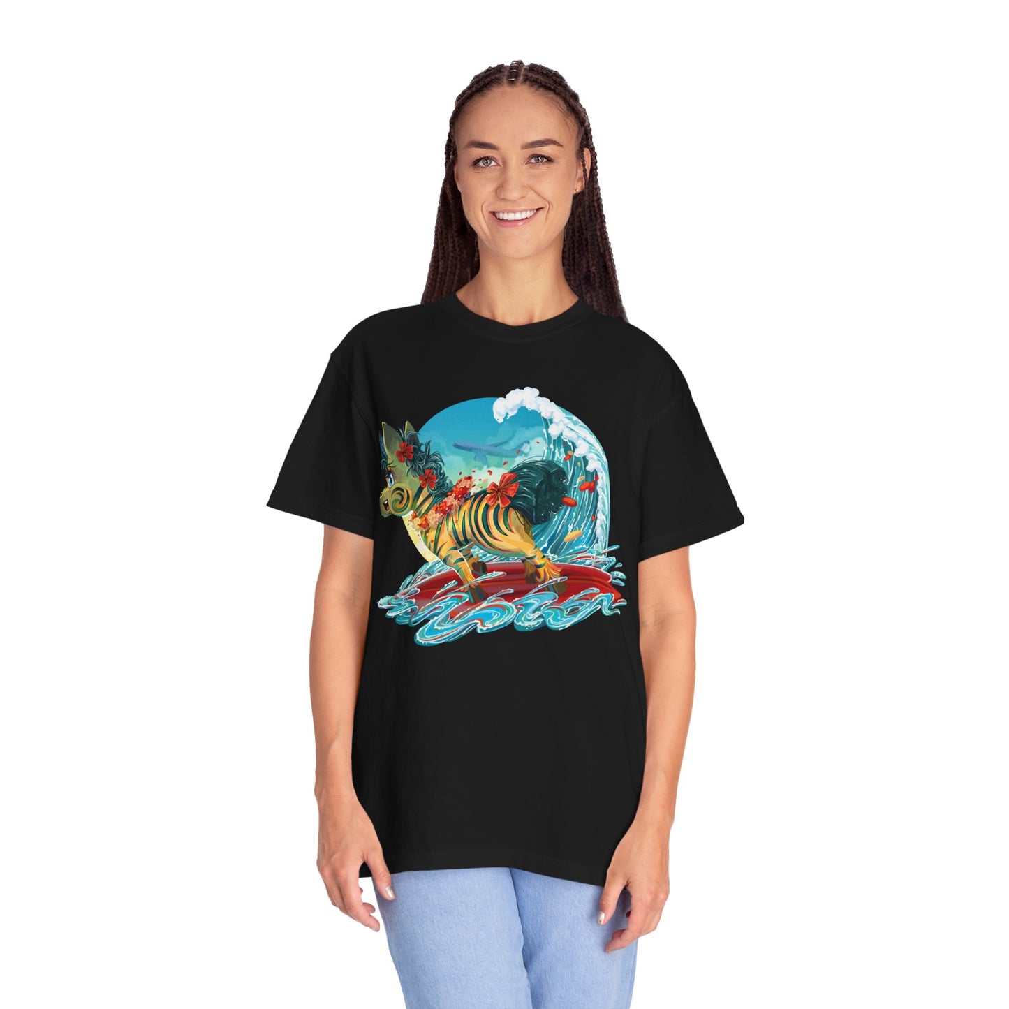 LeeNeigh Goes Surfing Unisex T-shirt