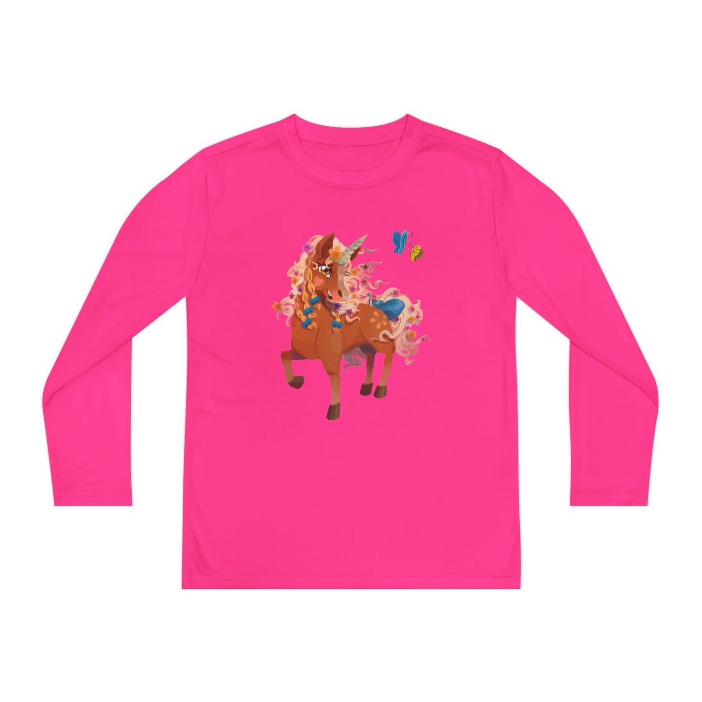 Youth Long Sleeve Tee - Gwenhwyer Unicorn
