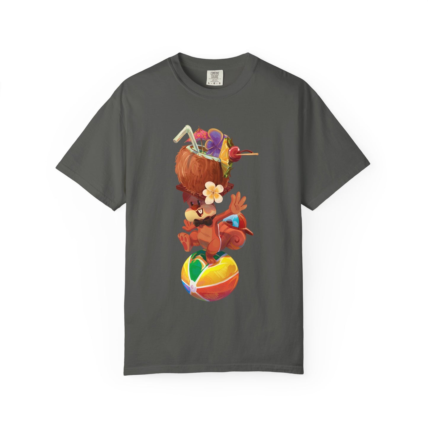 Tyrone the Squirrel Beach Ball Balancing Act Unisex T-Shirt