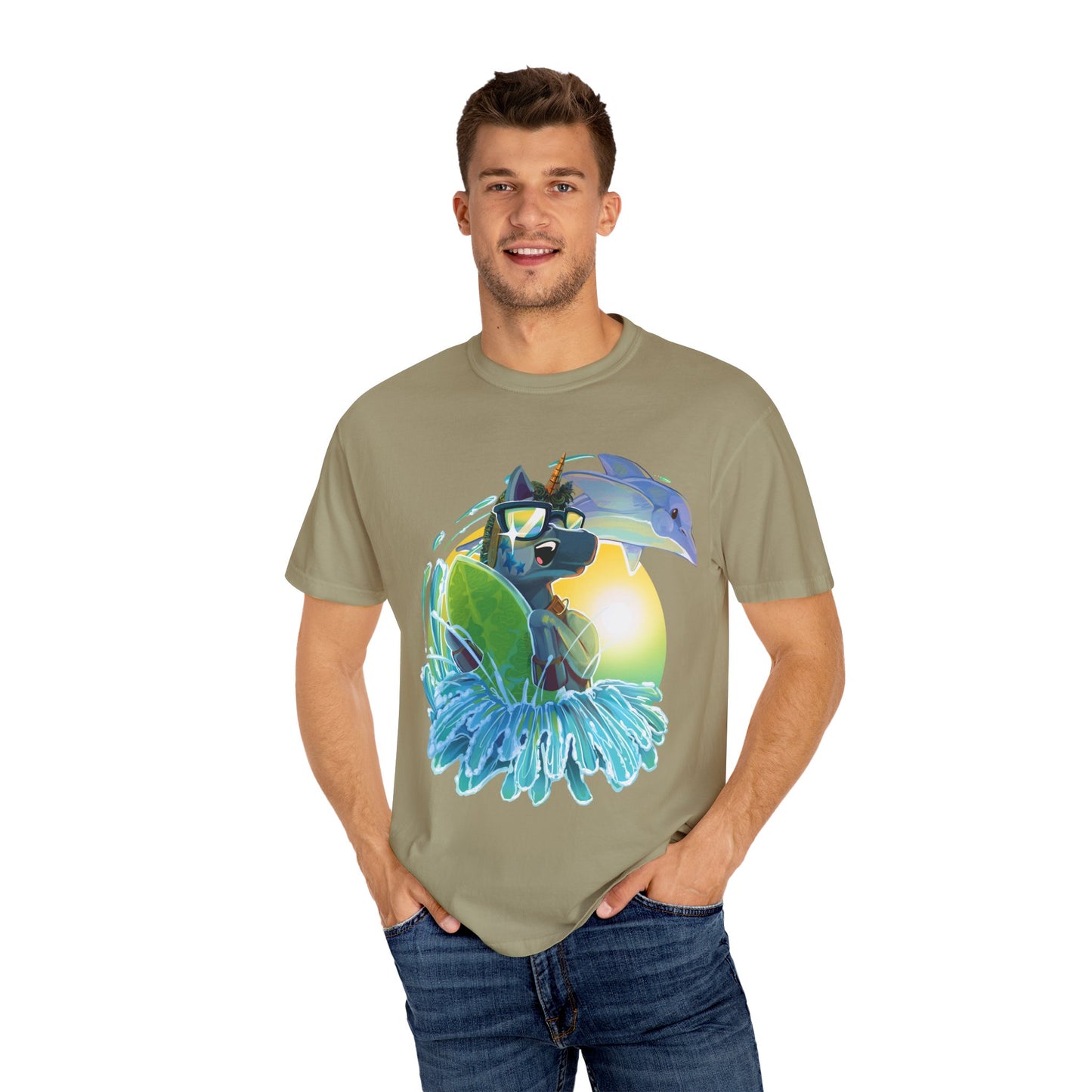 Arty Goes Surfing Unisex T-Shirt