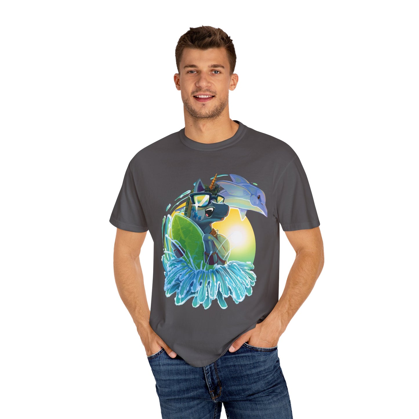 Arty Goes Surfing Unisex T-Shirt