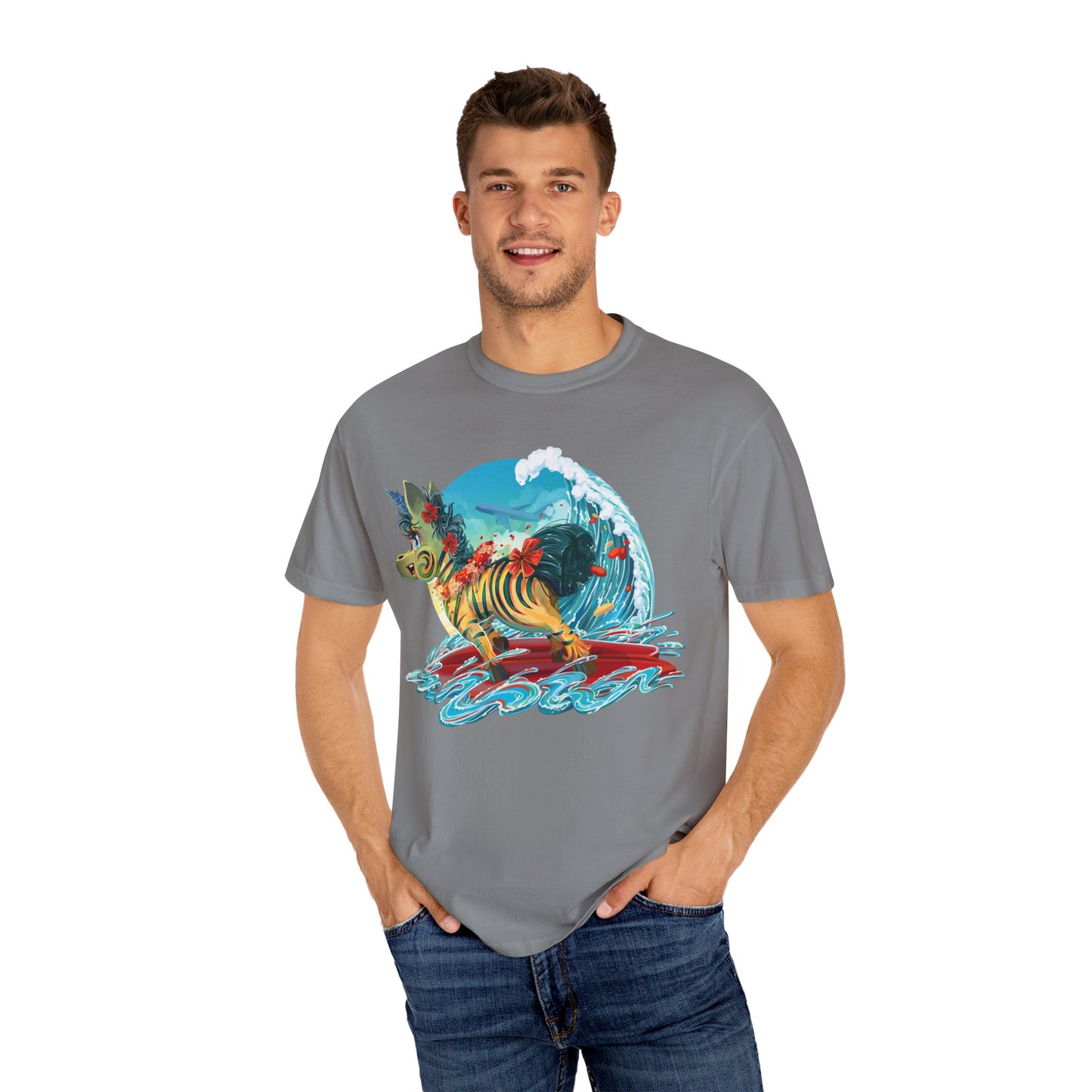 LeeNeigh Goes Surfing Unisex T-shirt