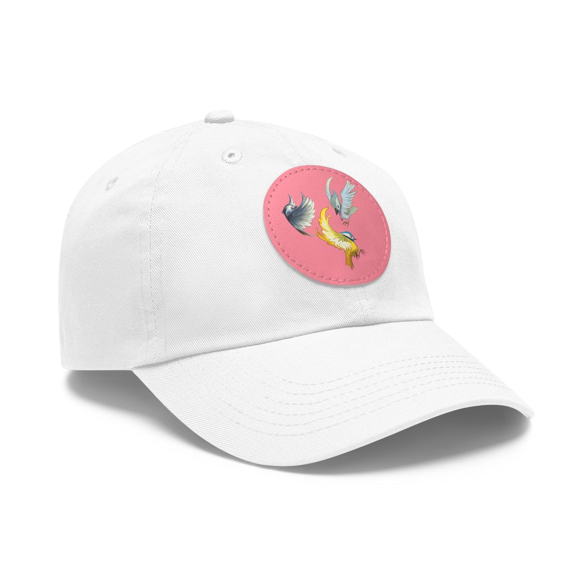 Dad Hat with Leather Patch (Round) - Claires Unicorn Adventures