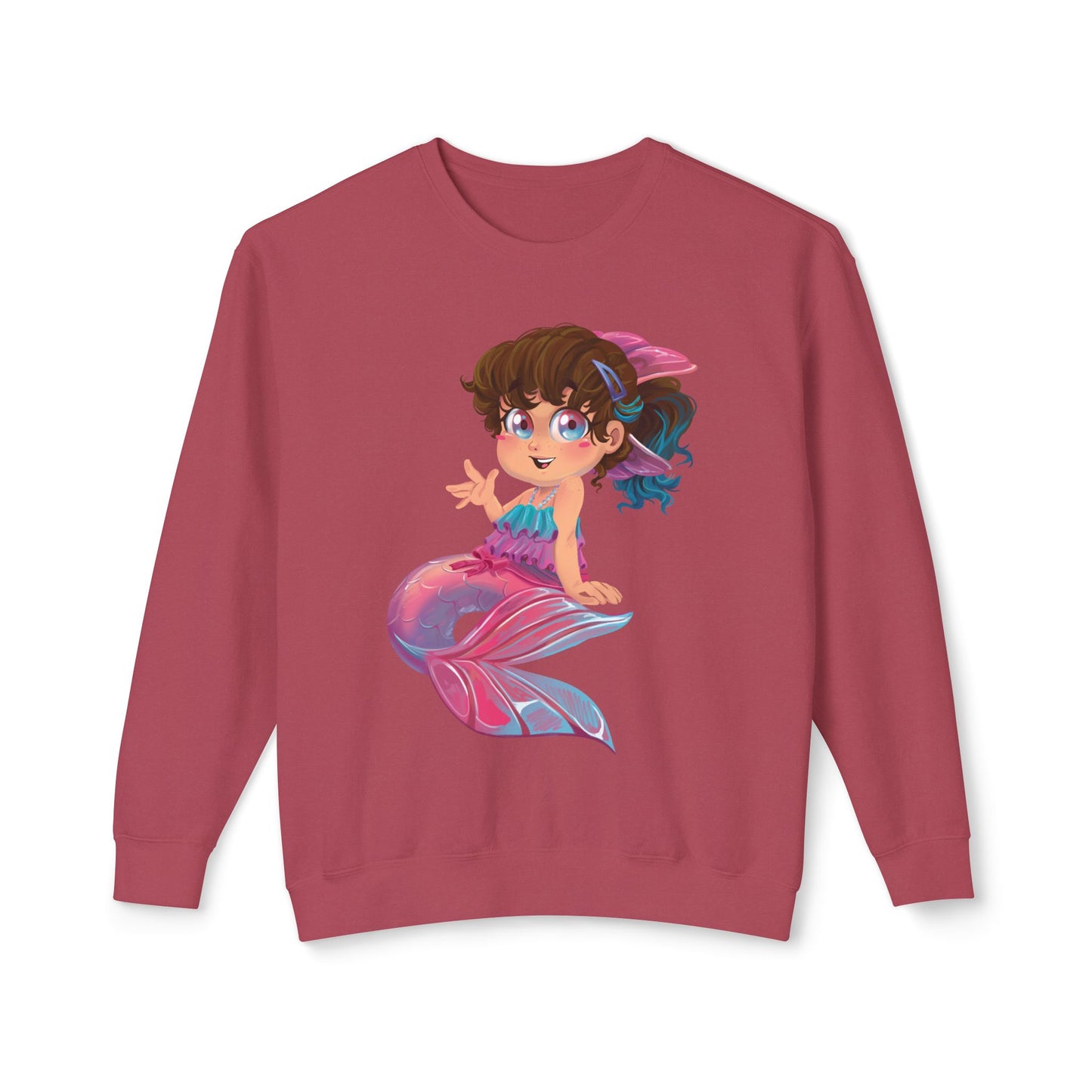 Mermaid Lightweight Crewneck Sweatshirt - Serena