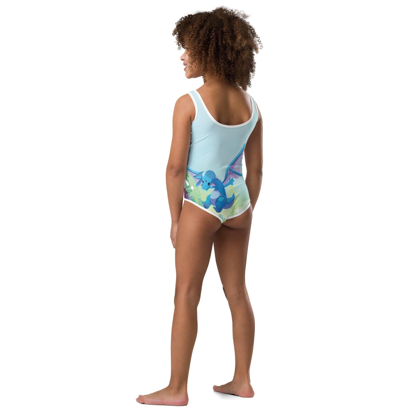 LeeNeigh Soccer Kids Swimsuit - Claires Unicorn Adventures