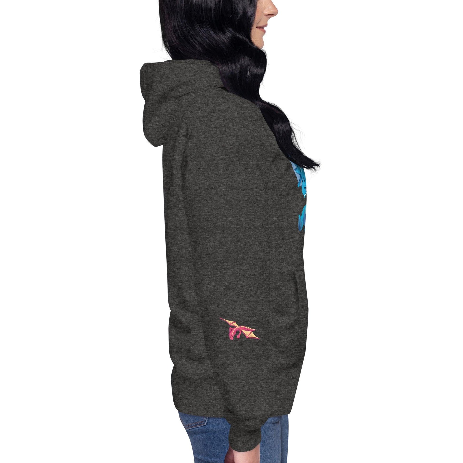 Unisex Blue Dragon Hoodie - Claires Unicorn Adventures