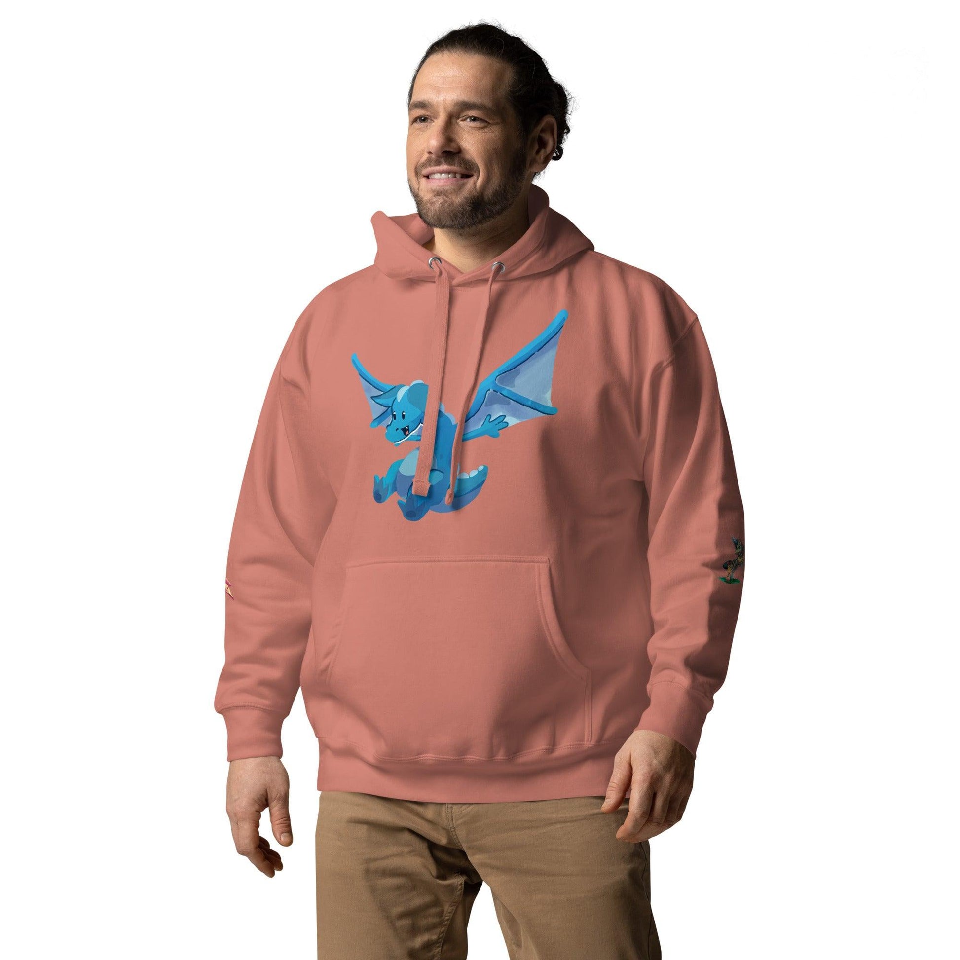 Blue Dragon Unisex Hoodie - Claires Unicorn Adventures