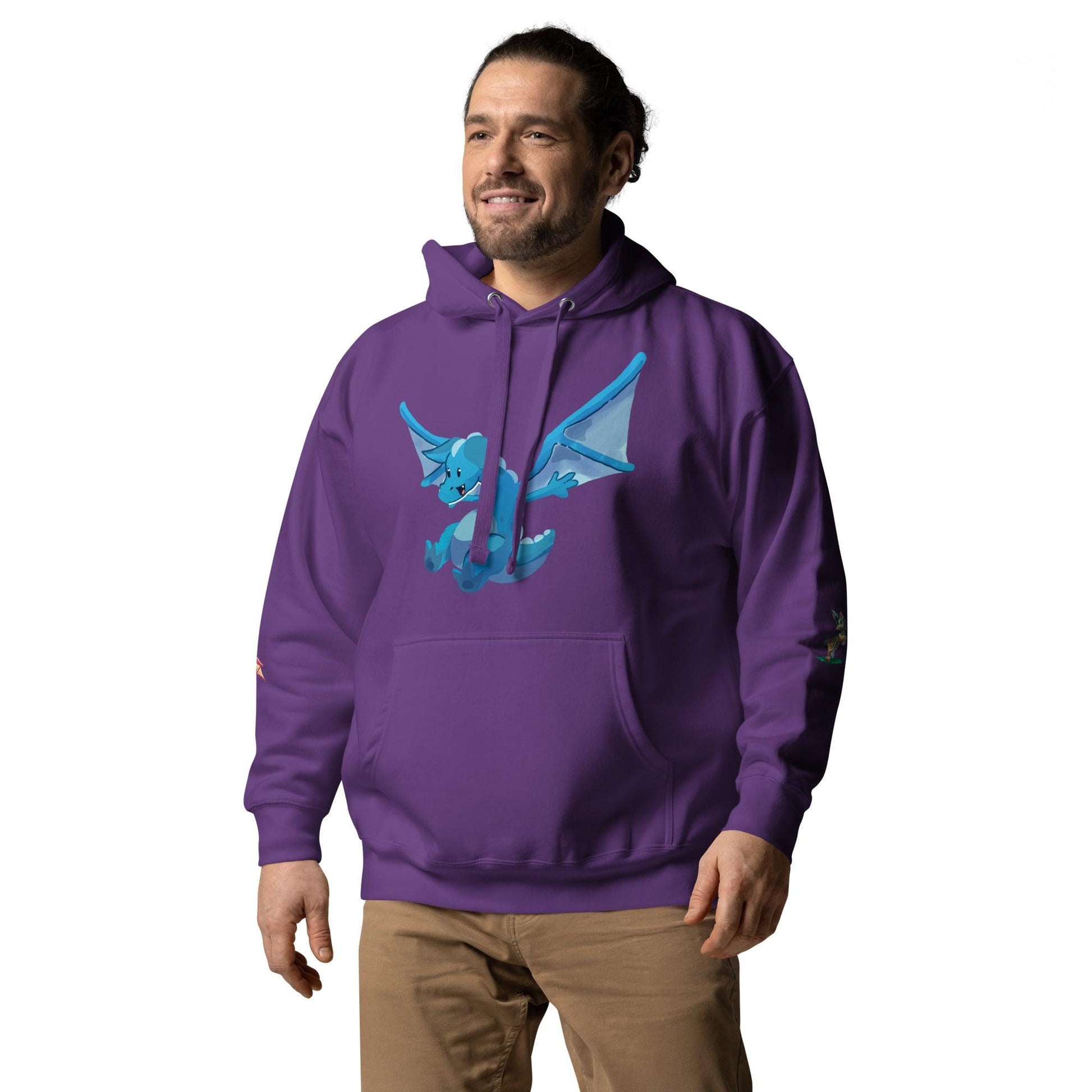 Blue Dragon Unisex Hoodie - Claires Unicorn Adventures