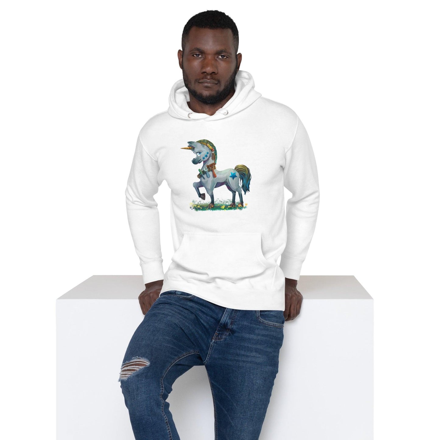 Arty Solo Unisex Hoodie - Claires Unicorn Adventures