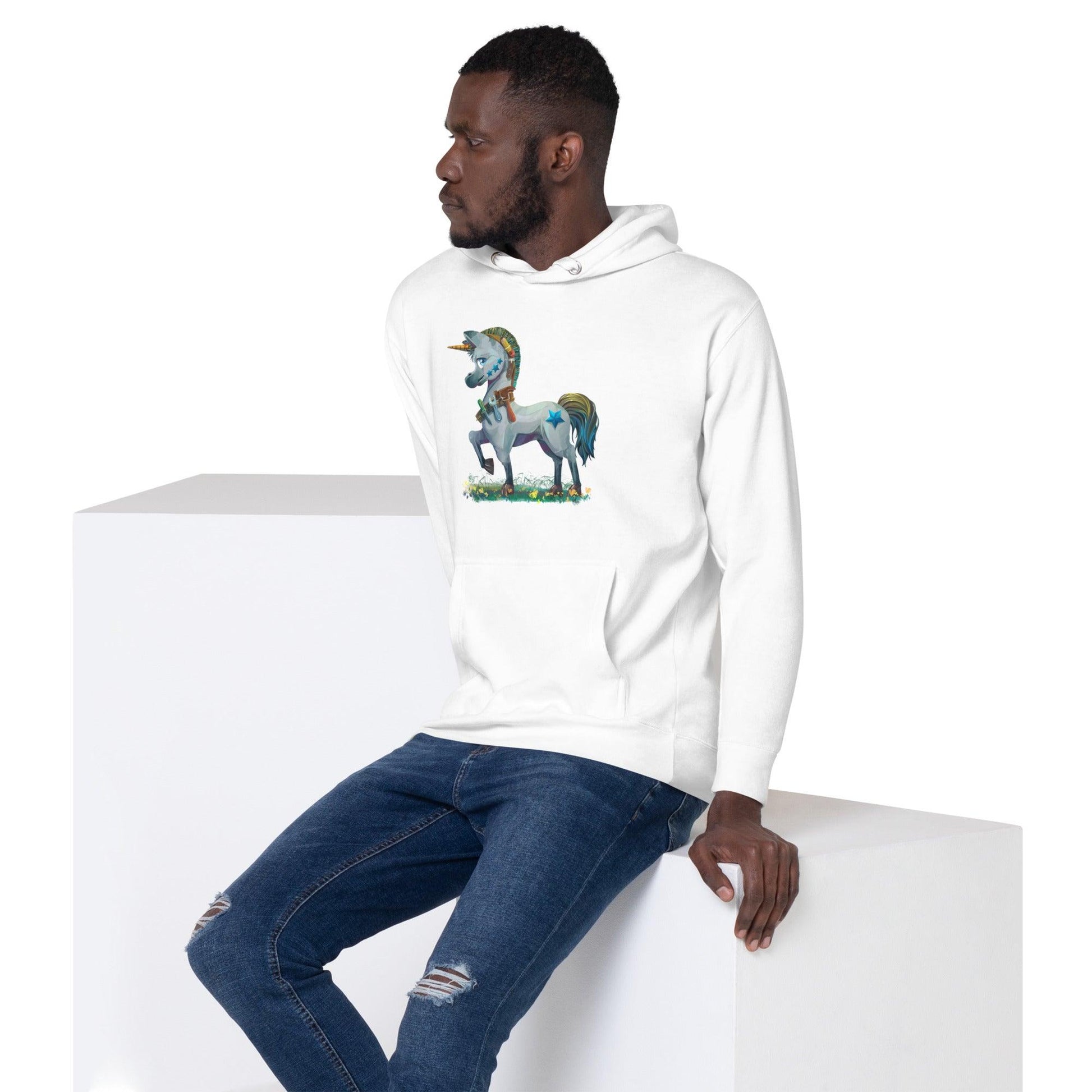 Arty Solo Unisex Hoodie - Claires Unicorn Adventures